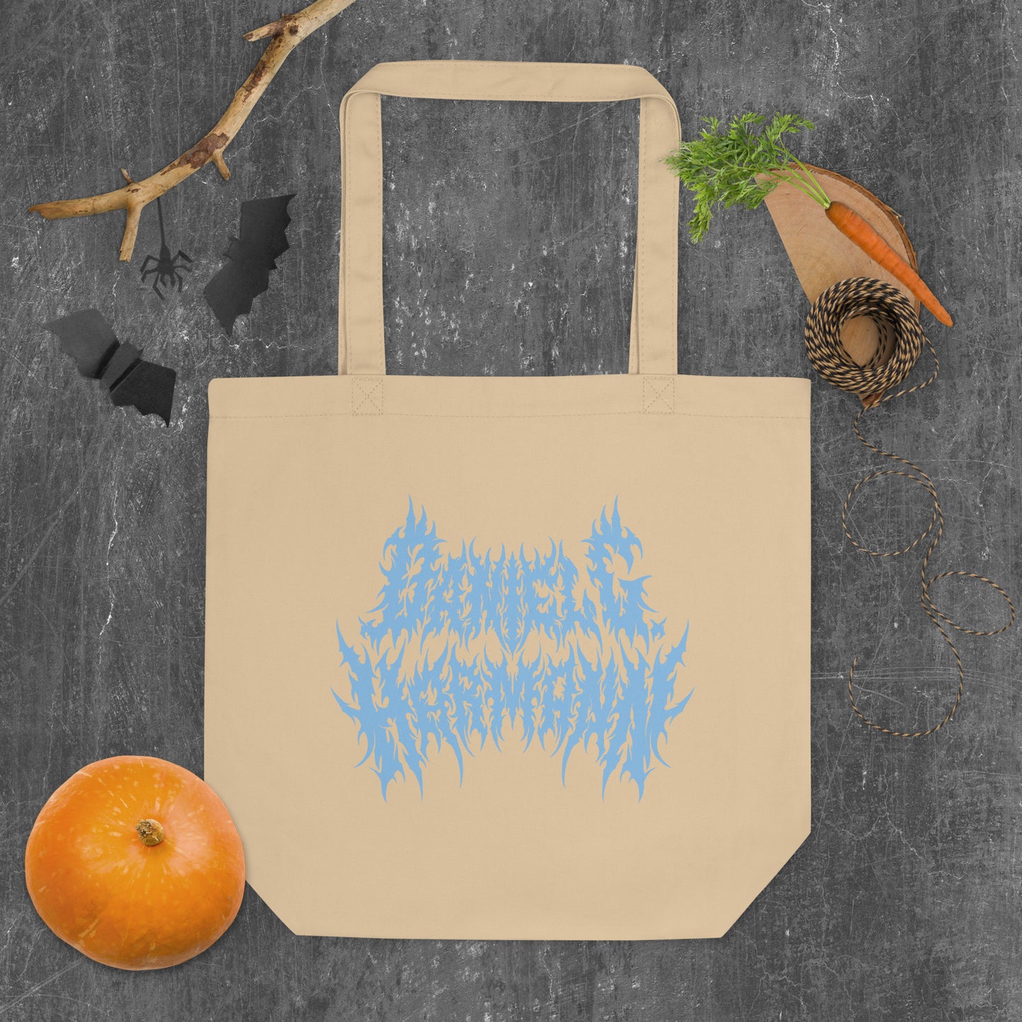 \m/ Tote w/ Baby Blue