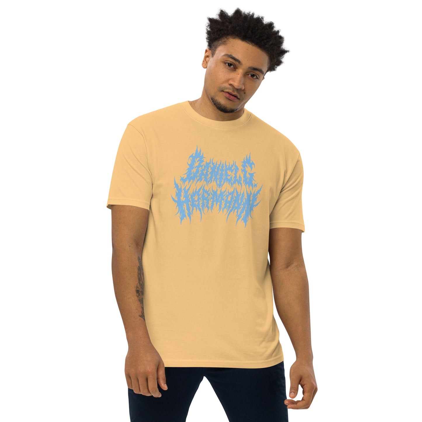 Men’s \m/ Tee w/ Baby Blue