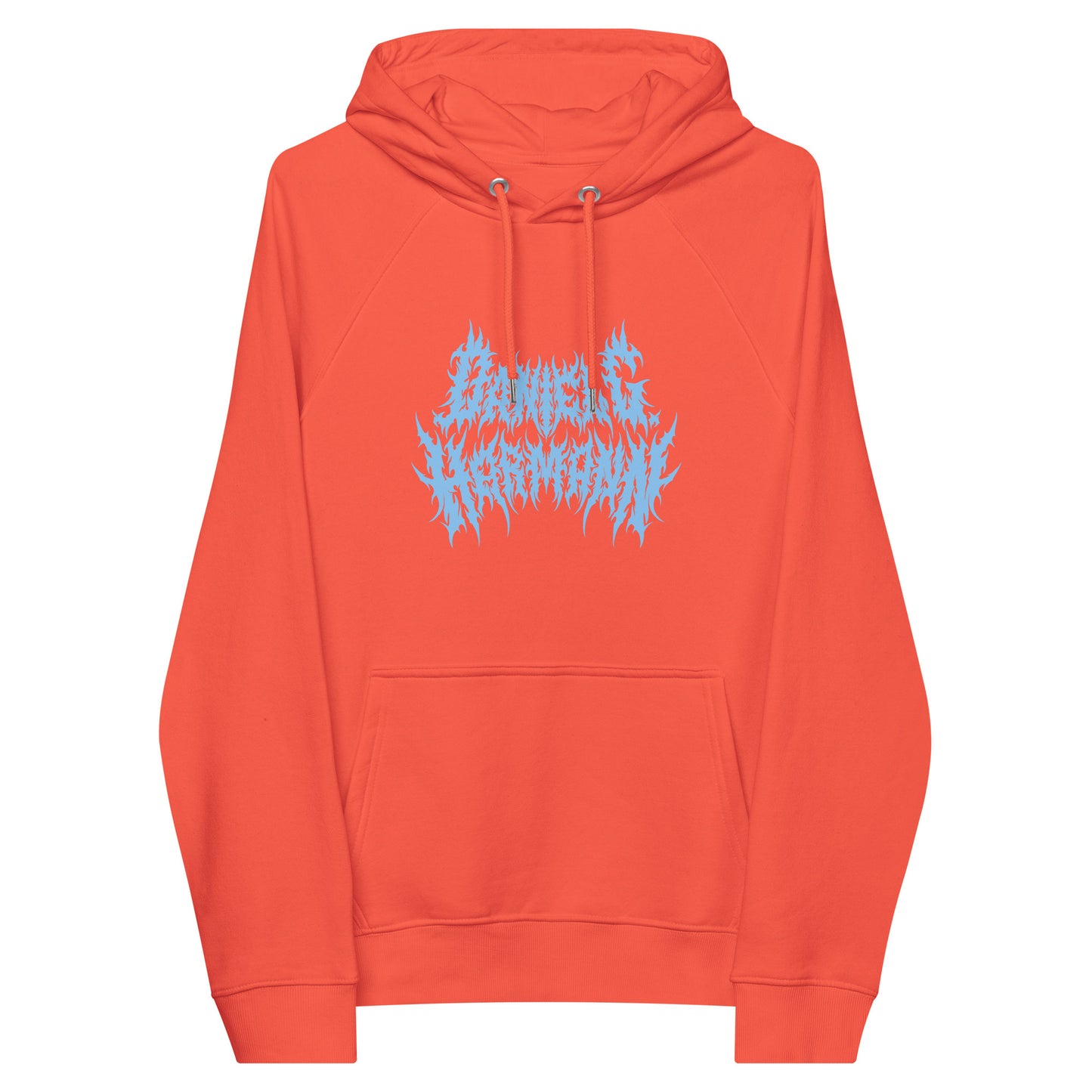 Unisex \m/ Hoodie w/ Baby Blue