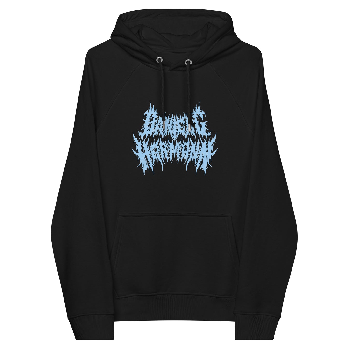 Unisex \m/ Hoodie w/ Baby Blue