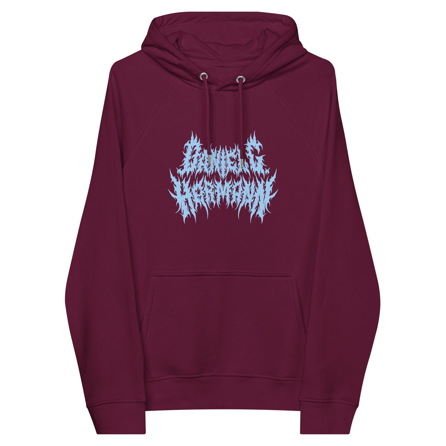 Unisex \m/ Hoodie w/ Baby Blue