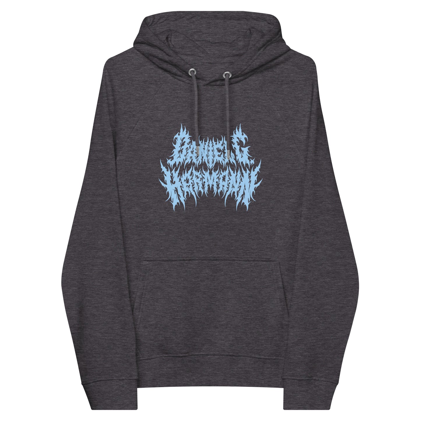 Unisex \m/ Hoodie w/ Baby Blue