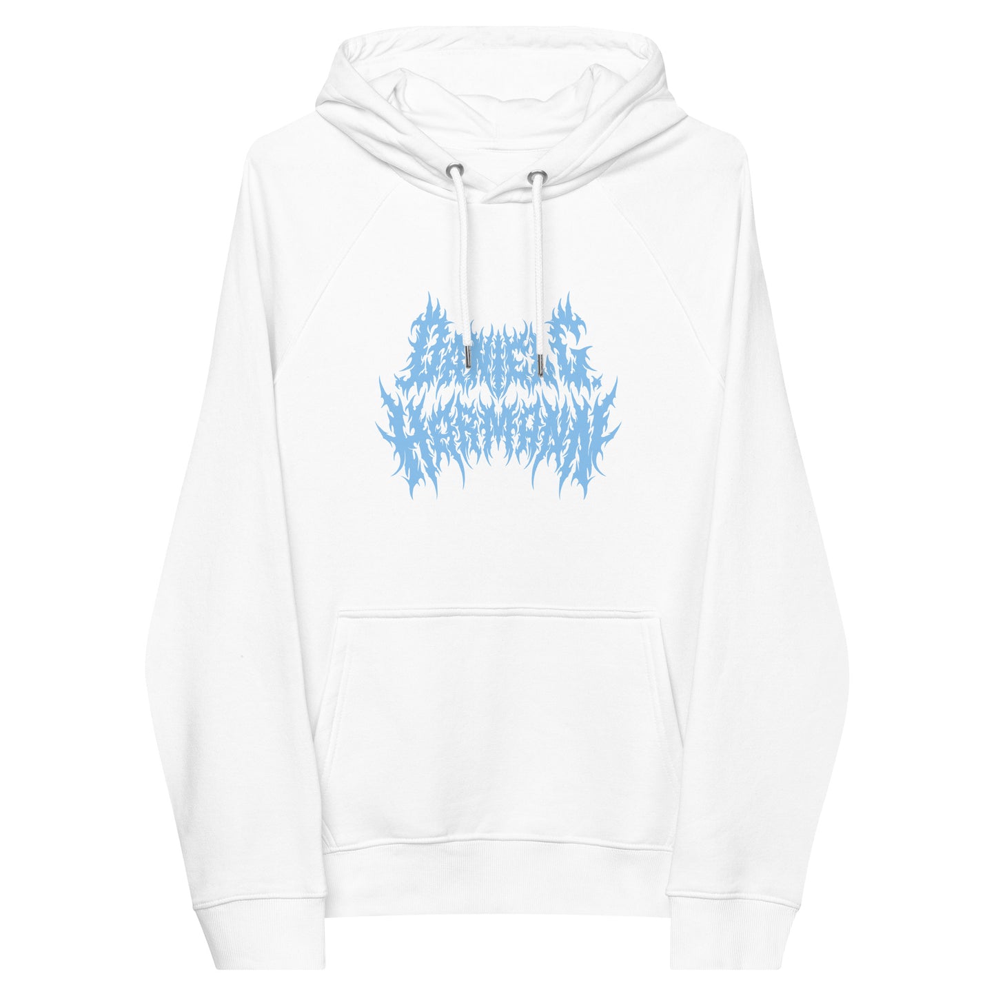 Unisex \m/ Hoodie w/ Baby Blue